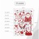 New Year sticker interior color "Santa Claus" 30x40 cm