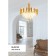 Suspended chandelier Gaeta E14 320W