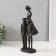Souvenir Polystone "Mom and Son" Black 31x13x8 cm
