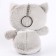 Soft toy "Cat with a heart", on a key fob, 11 cm, color mix