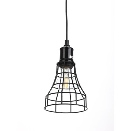 Lamp PL10 BK E27 60W H-pondaire 20 cm, suspension 80 cm, black