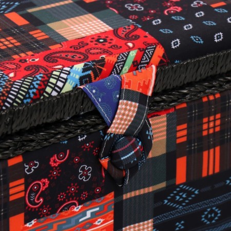 Casket for needlework "Patchwork. Patterns" 19x26x14.5 cm-1