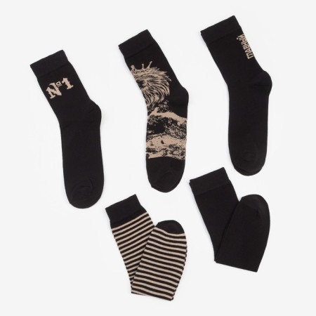 A set of men's socks KAFTAN "main" 5 pairs, size 41-44 (27-29 cm)-1