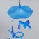 Wind music plastic "Butterflies and heart-mirror" 4 tubes 11 elements 75 cm