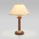 Lorenzo table lamp, 1x40W E27, nut color, gold