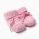 Baby booties, pink color, size 9-11
