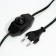 Terrarium lamp, with built -in manual regulator of brightness and light switch