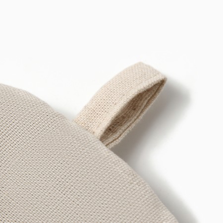Ethel Goleka "ECO", Milk color, 28x28 cm, 70% HL, 30% flax, 190 g/m2-2