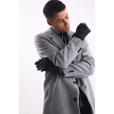 Gloves male, dimensionless, with insulation, black color-3