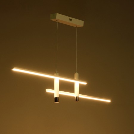 Lamp with DDD "Montana" LED 30W 3000-6000K white-gold 91x7x21 cm-8