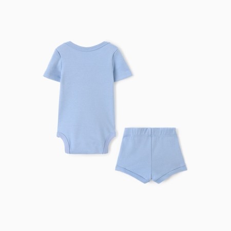 Kit for children (body, shorts) minku, central blue, height 74-80 cm-10