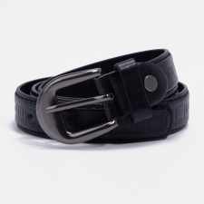 Building belt, width 2.2 cm, screw, buckle metal, black color