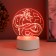 Lamp "Snake in the Hat" Led RGB from the network 13.2x9.5x13.9 cm