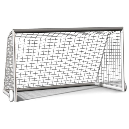 Football net onlytop, 7.32x2.44 m, thread 3 mm, 2 pcs.-2