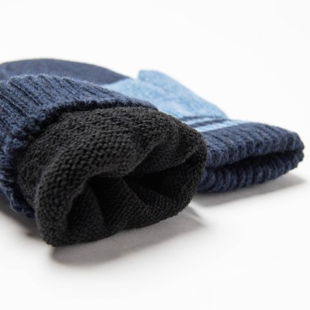 Baby mittens, blue color, size 17-2