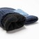 Baby mittens, blue color, size 17