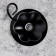 Climber "Flower N" metal per 1 candle, 9x3.5 cm, black