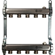 Collector Stout SMS 0923 000005, stainless steel for radiator wiring 5 outputs