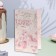 Postcard "On a wonderful wedding day!" Congrev, embossing, light pink background, 12.5x19.4 cm