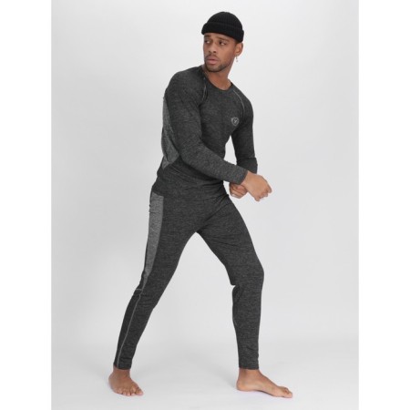 Male thermal underwear, size 52-54, dark gray color-11