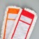 Nozzle for a flat mop of the share, 40 × 12 cm, microfiber, color mix