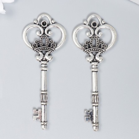Decor Metal "Royal Key" 8x3 cm-2