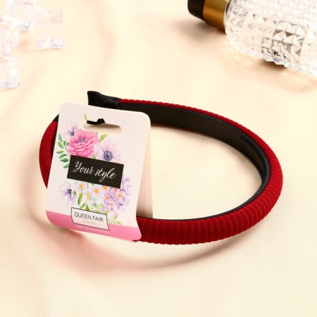 Hair cap "Ariella" stripes, 1 cm, mix-2