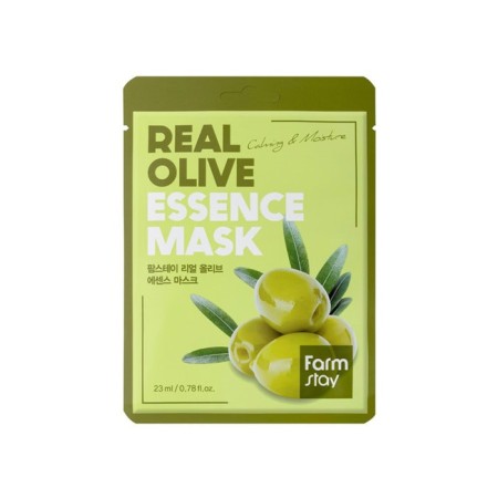 Fabric face mask with olive extract Farmstay Real Olive Essence Mask-4