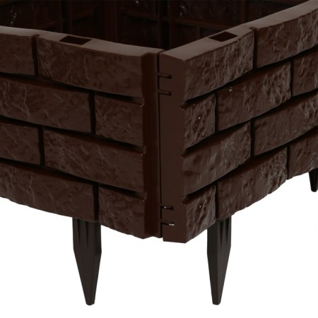 Plastic bed, 4 sections, 45 × 45 × 20 cm, chocolate-1