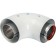 The chimney element coaxial stout SCA-6010-230190, adapter for a corner boiler 90 °, 60/100