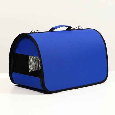 Bag - Animal carrying, 2 entrance, 46 x 28.5 x 30 cm, blue-1