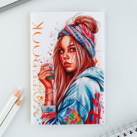 Mix of Notepad A6, 32 sheets "Girls"-4
