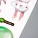 Stick plastic interior color "Bunnies and balloons" 30x90 cm