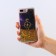 The cover on the iPhone 7.8 Plus with sparkles inside Stars, 7.7 × 15.8 cm.