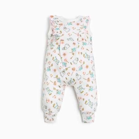 Semi -combinezone children, white color, height 68 cm
