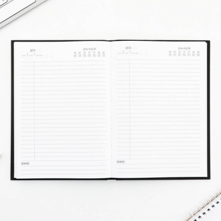 Diary A5, 160 l. Solid cover "Male"-2