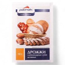 Bakery yeast is dry, 10 g