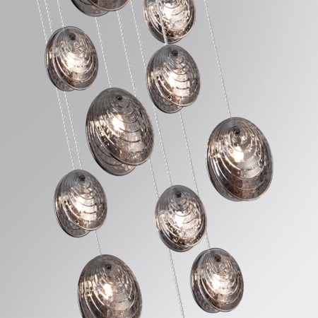 Cascading chandelier Mussels G9 11x40W-2
