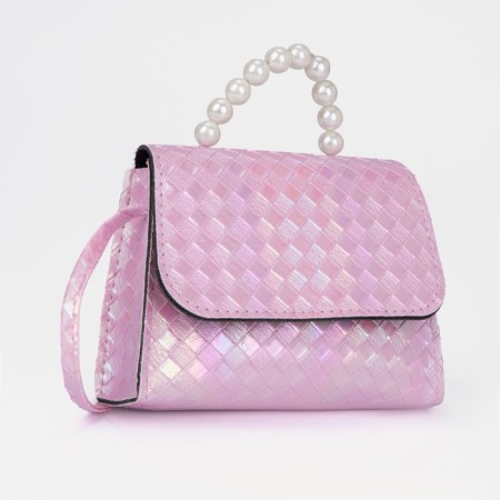 Baby bag on the valve, pink color