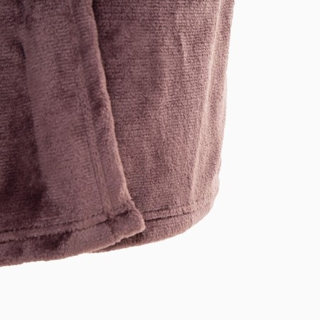 Women's bathrobe Lovelife "Hygge" Color of coffee, one size, microfiber, 100% p/e, 250 g/m2-9