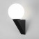 Sadovo-park lamp Elektrostandard, Gravity, 205x150x305 mm, E14, Black Color