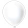 Latex ball 24 "Pastel white, set 10 pcs.