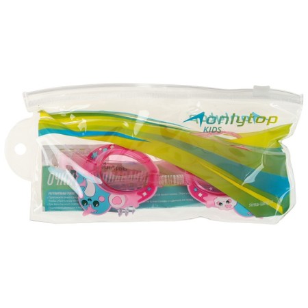 Glasses for swimming children's Onlytop "Narvals", beryushi, pink color-4
