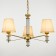 Chandelier 1091/3GD 40W E27 gold 60x60x38-78 cm