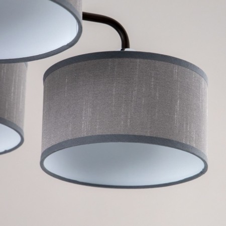 Suspended chandelier Citilux "Form" CL428241, 44x44x32 cm, 4x60W, E27, brown color-9