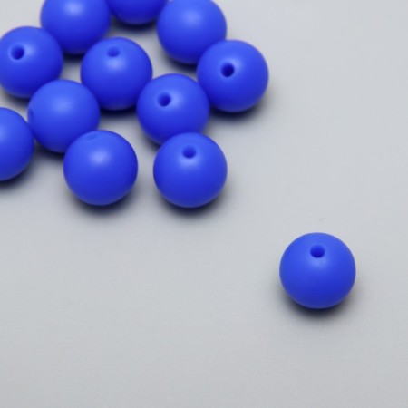 Busina silicone "Round" sapphire d = 1.2 cm
