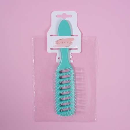The comb is massage, ventilated, 4.5 × 20.5 cm, color mix-4