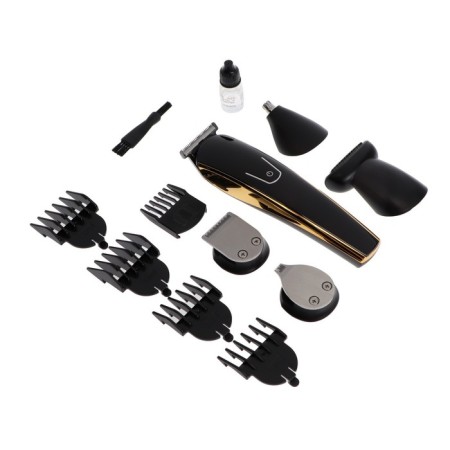 Set for haircuts Luazon Ltri-15, 5 in 1, 6 W, 3/6/9/12 mm, trimmer, battery, black-3