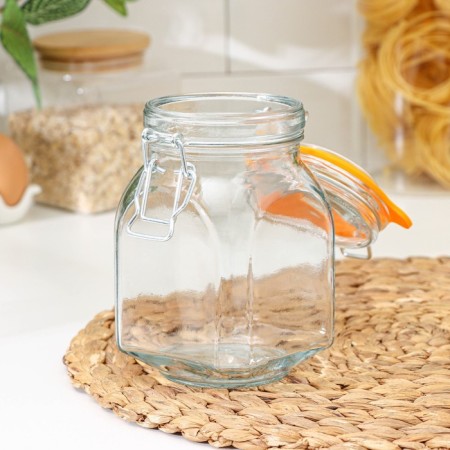Bank for bulk products OPTIMA, 760 ml, with a booger lock-4