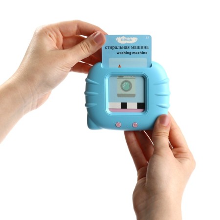 Interactive game for learning English Windigo, 112 bilateral cards, blue-16